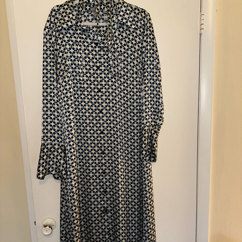 Beautiful Blue Work Dress H & M size L